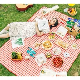 Thảm dã ngoại picnic hoạt tiết, thích hợp đi du lịch, đi phượt chụp ảnh, bạt trải cắm trại gấp gọn VOICON-[TV01] 8