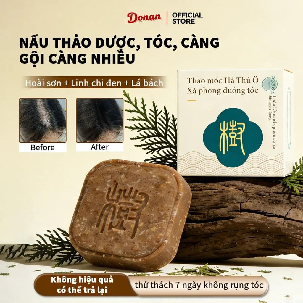 "Dầu Gội Hà Thủ Ô 90g - Giảm Rụng Tóc, Tẩy Tế Bào Chết & Dưỡng Ẩm Tóc Khỏe Mạnh"