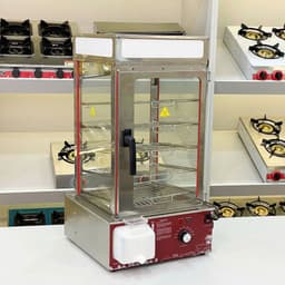 Tủ hấp đa năng và hâm nóng bánh bao với thiết kế kính trong suốt, dễ dàng quan sát số lượng sản phẩm. 4