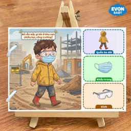 Thẻ Flash EVON BABY dạy bé tập nói - Bé CẦN MẶC GÌ? 6