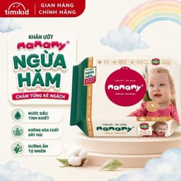 Khăn Ướt Ngừa Hăm Mamamy Cho Bé Không Mùi Và Có Mùi Tinh Dầu Cúc Vạn Thọ- Gói 100 tờ 1