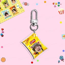 Móc khóa K-pop dễ thương, thiết kế hình mặt em bé, JUHOON, SEONGHYEON, JAMES MARTIN, phù hợp để treo trên túi xách, th 8