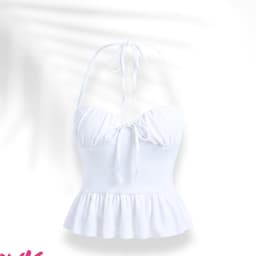 Áo 2 Dây Dáng Babydoll Ngắn Kiểu Cúp Nhún A51588 9 7 9