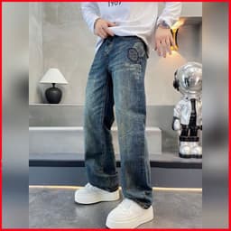 JEAN NAM HOT HIT, FORM ĐẸP, DỄ PHỐI ĐỒ, MẶC LÊN CHUẨN MEN, ĐI CHƠI,ĐI HOẠC HAY ĐI LÀM ĐỀU HỢP QJ-9891 VIC 1