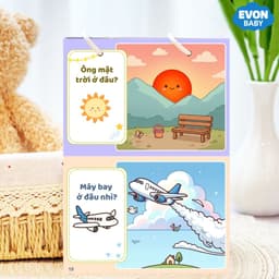 Thẻ Flash EVON BABY dạy bé tập nói - ĐỒ VẬT VỊ TRÍ Ở ĐÂU NHỈ ? 6