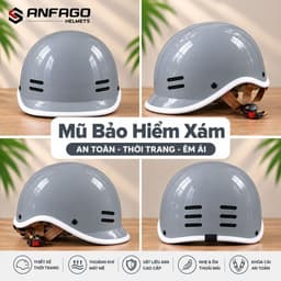 [ĐẠT CHUẨN AN TOÀN] Combo 2 Mũ Bảo Hiểm Cá Heo Nửa Đầu Nam Nữ Dễ Thương Thời Trang 9