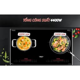 [Mua kèm deal sốc] Bếp từ Chefs EH-DIH900S inverter tiết kiệm điện, đun liu riu từ mức nhỏ nhất 2