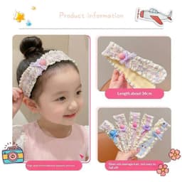 1 / 3 Ngọt Ngào Dễ Thương Cho Bé Nổ Stiers Bé Gái Công Chúa Tóc Hiện Vật Trẻ Em Mũ Đạo Cụ Chụp Ảnh 2