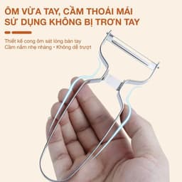 Nạo Củ Quả Đa Năng Inox 304 - Thiết Kế 2 Chiều, Siêu Bền, Gọt Vỏ Nhanh Và An Toàn 5