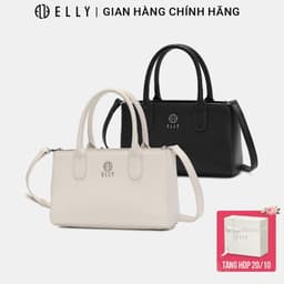 [Tặng hộp 20.10] Túi xách nữ ELLY EL402 túi xách tay đeo chéo da tổng hợp cao cấp thời trang sang trọng 1