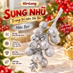 Hoa Trạng Nguyên, Sung nhũ, Chery Trang Trí Oản Tài Lộc, Giỏ Quà Tết, Mâm Lễ, Trang trí tháp bánh và tháp nước Tết. 6