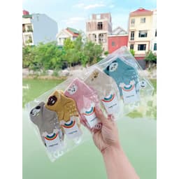 Set 5 -10 Đôi Tất Lưới Cổ Cao Chống Trơn Trượt Họa Tiết Hình Thú Màu Pastel Vớ 4 Mùa Thoáng Khí Cho Bé 0-3 Tuổi 6