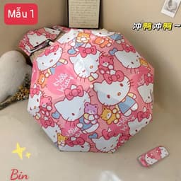 🌂 Ô (DÙ) GẤP GỌN HELLO KITTY – PHỤ KIỆN XINH XẮN CHO MỌI THỜI TIẾT 🌂 9