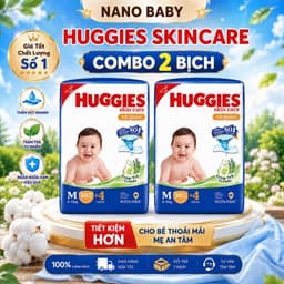 (LINK TRỢ GIÁ) COMBO 2 BỊCH Tã quần HUGGIES Mega Jumbo đủ size M102+4/L100+4/XL84+4/XXL76+4 1