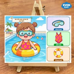 Thẻ Flash EVON BABY dạy bé tập nói - Bé CẦN MẶC GÌ? 5