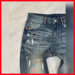 JEAN NAM HỌA TIẾT,SỰ KẾT HỢP CỰC CHẤT GIỮA HỌA TIẾT VẨY SƠN VÀ PHỐI RÁCH,LÊN FORM CHUẨN,CÂN MỌI OUTFIT QJ-5091 VIC 7