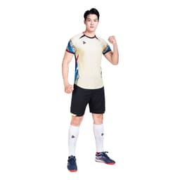 [Chính hãng JustPlay có in sau lưng] Quần áo bóng đá,đồ đá banh Pegasus màu kem Chất vải CSM cao cấp 8