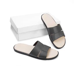 NEW  FASHION 2026 - Dép quai ngang nam thời trang phong cách trẻ, chất liệu da microfiber sang trọng đế mỏng nhẹ B456 9