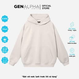 [ XẢ HÀNG  ] Áo hoodie Trơn unisex form rộng  ,áo khoác thời trang nam nữ nỉ bông oversize 2
