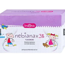 Buona  Nebianax 3% Flaconcini  (Hộp 20 Ống ) 3% giảm khô mũi, sung huyết mũi và làm loãngy> BUN BUN SHOP 6