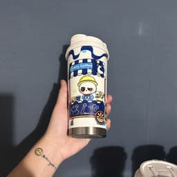 Cốc Giữ Nhiệt Hình Labubu 600ml Siêu Hot ( Tặng Phụ Kiện ) 3