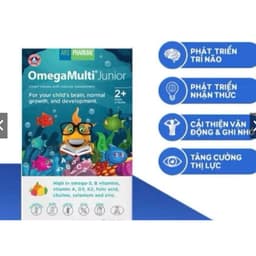 OmegaMulti Junior (hộp 30 viên) viên nhai,hỗ trợ tốt cho mắt và não < BUNBUN SHOP 5
