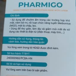 Miếng Chườm Mắt Pharmigo - Chườm Ấm Mắt, Thư Giãn Mắt, Giảm Mỏi Mắt, Chống Khô Mắt, Tắc Mi, Chắp Lẹo < BUN BUN SHOP 2