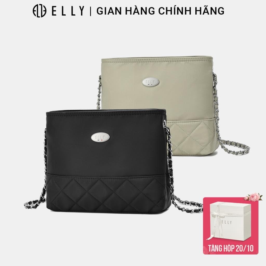 Túi xách nữ cao cấp ELLY EL362 túi đeo chéo đeo vai vải oxford thời trang thiết kế trẻ trung