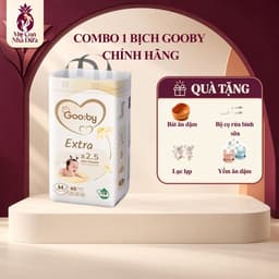 [ Kèm quà ] 1 bịch Tã/bỉm Gooby siêu mỏng, thấm hút, đủ size NB,S,M,L,XL,XXL,XXXL 1
