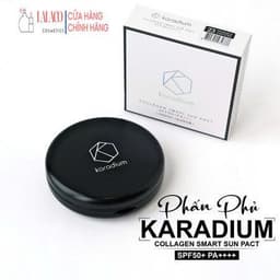 Phấn phủ Karadium kiềm dầu Karadium Collagen Smart Sun Pact SPF50+ PA+++ mỏng nhẹ mịn da 1