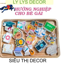 Bộ bốc thôi nôi hướng nghiệp cho bé trai bé gái tròn 1 tuổi LY LYS DECOR 3