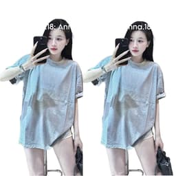 Áo thun nữ cổ tròn cotton 4 chiều mềm mại, thoáng mát, họa tiết chữ LUCKKY -thu98 8
