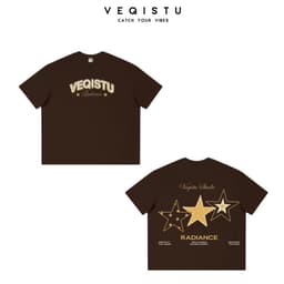 Áo Thun Local Brand VEQISTU " RADIANCE ", Áo Thun Boxy Form Rộng  250Gsm 100% Cotton 2 Chiều 7