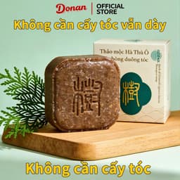 (Chính Hãng) (Hỏa Tốc) Dầu gội Donan thảo dược 2in1 Hà Thủ Ô, giảm gãy rụng, xà phòng 90g cho tóc khỏe đẹp. 9