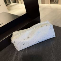 Phòng Cách Kawaii Hộp Đựng Bút Chì Vải Họa Tiết Ngôi Sao, Túi Đựng Thẩm Mỹ Dễ Thương Cho Học Sinh 9