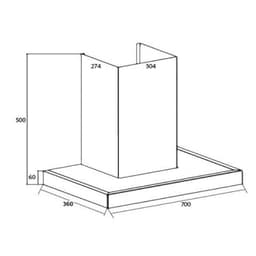 Hút mùi Fuger 70T / 70B - Cảm biến vẫy tay - Hút mùi nhà bếp - Bảo hành chính hãng 2 năm 9