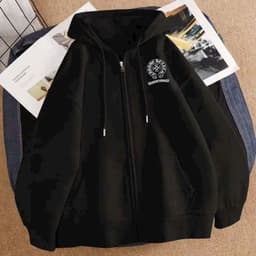 < Rẻ Vô Địch > Áo Khoác Hoodie Zip  Unisex Thêu Not Freely -  Form Rộng Chất Liệu Nỉ 2 Da  -chữ thập 1