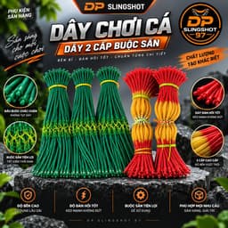 Dây Câu Cá Buộc Sẵn Hai Cấp,Dây Màu Xanh Băng - Dây Câu Đậm Chất, Tiện Lợi Khi Chơi Cá 1