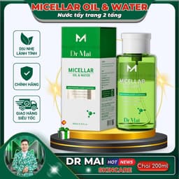 Nước tẩy trang 2 tầng Dr Mai Micellar Oil Water 1