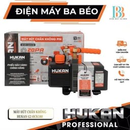Thân máy hút chân không dùng pin HUKAN G2-HCK180, Độ chân không 20PA, Dung tích dầu 180ml 1