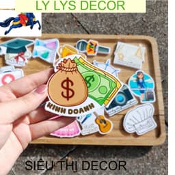 Bộ bốc thôi nôi hướng nghiệp cho bé trai bé gái tròn 1 tuổi LY LYS DECOR 5