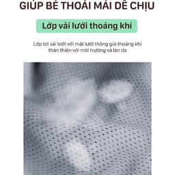 Đai tập đi 2 trong 1 ôm ngực và luồn chân, đai tập đi thiết kế thông minh an toàn cho bé 7