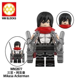Minifigure Attack On Titan Đồ Chơi Lắp Ráp Mô hình Các Nhân Vật Truyện Tranh Attack on TiTan (WM6203) 4