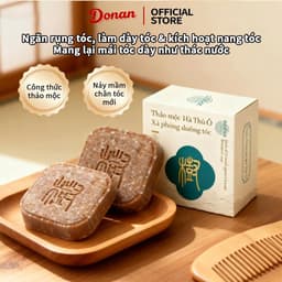 (Chính Hãng)Xà phòng gội đầu Donan - Làm sạch da đầu, ngăn rụng tóc, kích thích mọc tóc dày khỏe, phục hồi tóc hư tổn 2