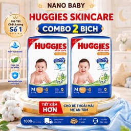 (LINK TRỢ GIÁ) COMBO 2 BỊCH Tã quần HUGGIES Mega Jumbo đủ size M102+4/L100+4/XL84+4/XXL76+4 1
