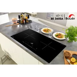 Bếp từ đôi Bauer 360SA - Nhập khẩu nguyên chiếc Malaysia - Kích thước 600 - Bảo hành chính hãng 3 năm 2