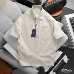 Áo Sơ Mi Nam Tay Ngắn ICON AM Workplay Form Relaxed SMID0410 5