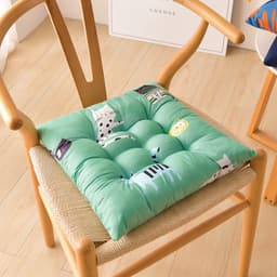 Đệm Ngồi Ghế 40x40cm Bông PP Mềm Êm Đệm Lót Ghế Ăn Văn Phòng Sofa Họa Tiết Hoa Lá Thú Cưng Dễ Thương 3