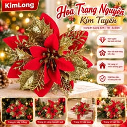 Hoa Trạng Nguyên, Sung nhũ, Chery Trang Trí Oản Tài Lộc, Giỏ Quà Tết, Mâm Lễ, Trang trí tháp bánh và tháp nước Tết. 3