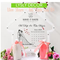 Tranh Rót Cát Ngày Cưới Cá Nhân Hóa - In Tên, Màu Cát & Khung Tùy Chọn, Quà Kỷ Niệm Độc Đáo 5